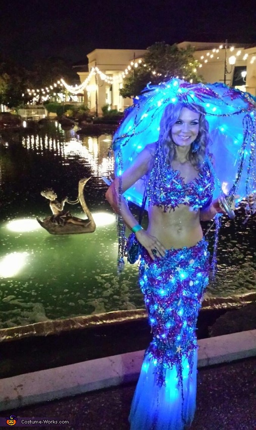 Enchanted Mermaid with Jelly Fish Costume