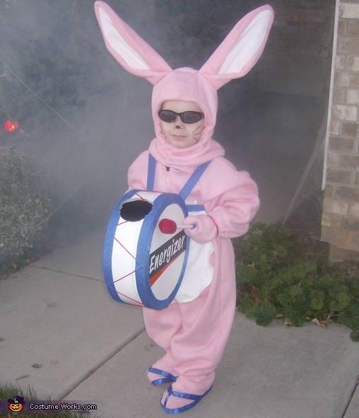 Adult Deluxe Energizer Bunny Costume 