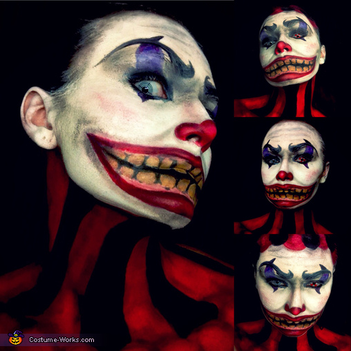 Evil Clown Makeup