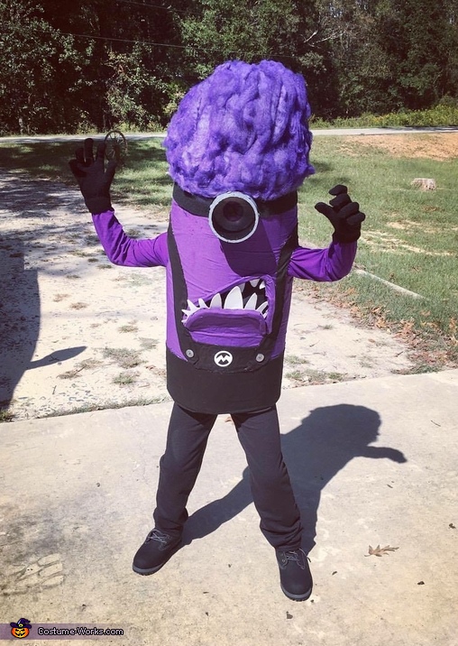 Evil Purple Minion Costume