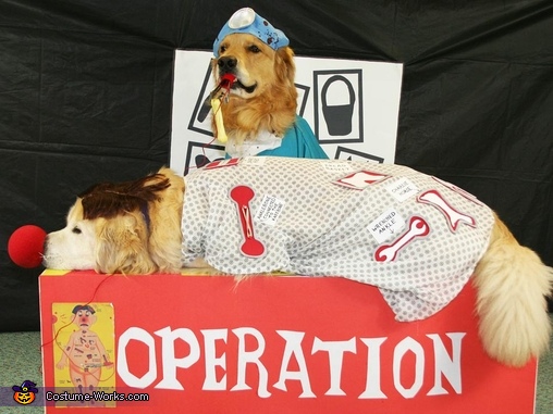 Evil Surgeon and Patient Game of Operation Costume