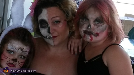 Face Painting with a Haunting Twist Costume