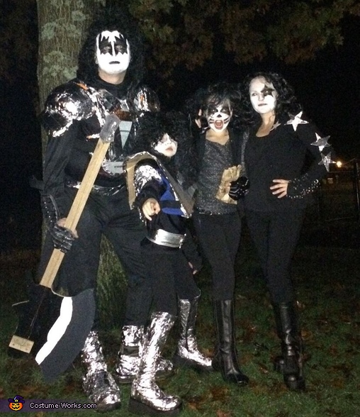 Family KISS Band Costume