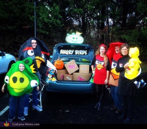 Angry Birds Family Costumes | Mind Blowing DIY Costumes