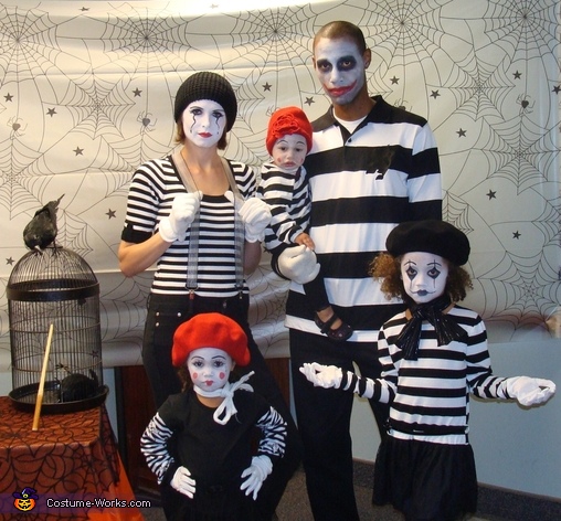 Family of Mimes Costume