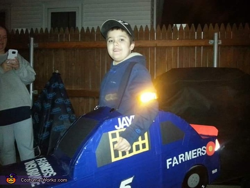 Farmers Insurance Race Car Costume