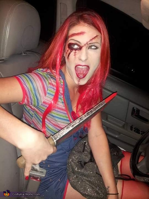 Women's chucky outlet halloween costume