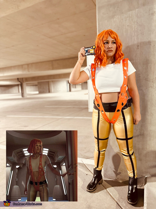 white body suit leeloo fifth element costume