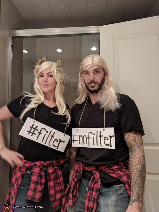 Filter vs Nofilter Couple Costume - Photo 5/5