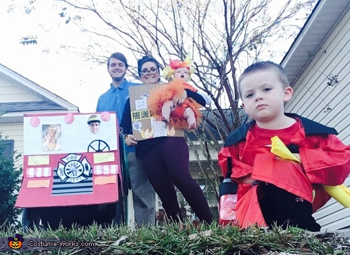 Firefighters Family Halloween Costume | DIY Costumes Under $25 - Photo 3/6