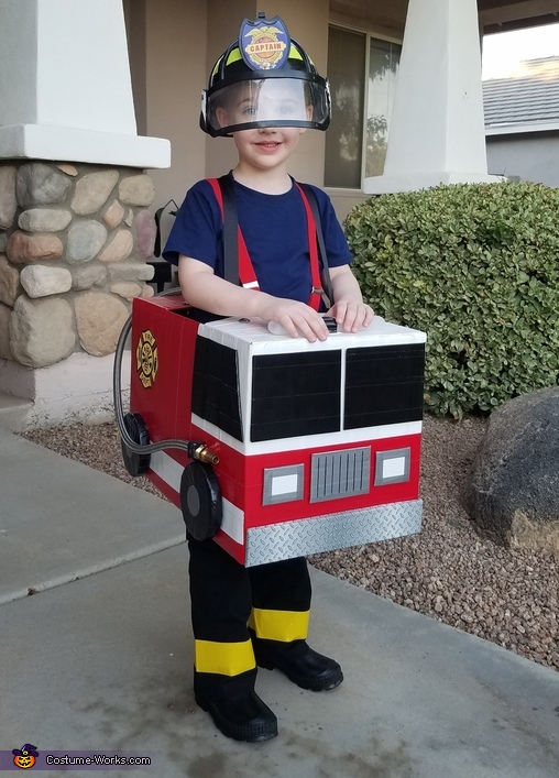 Fireman Boy's Costume | DIY Costumes Under $45