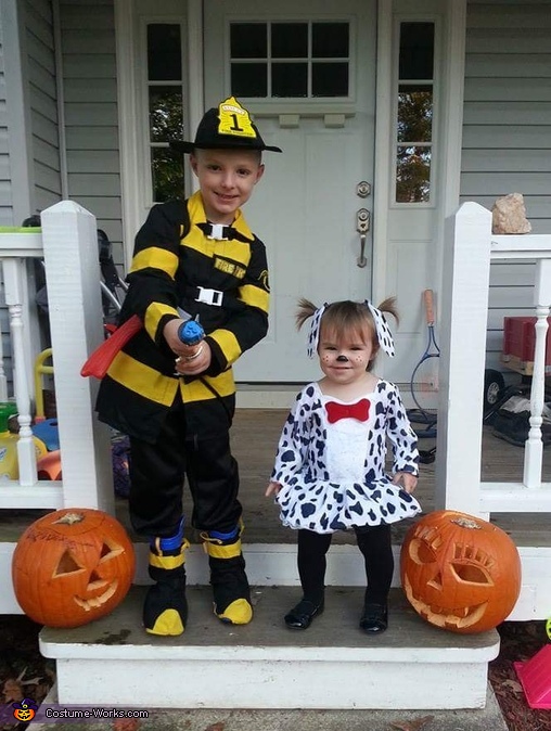 Fireman & his Dalmatian Costume