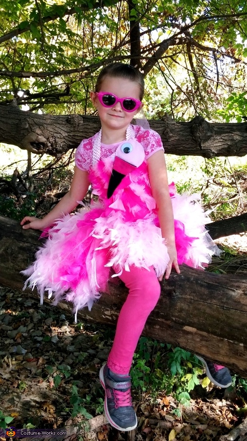 Flamingo Girl's Costume | DIY Costumes Under $45