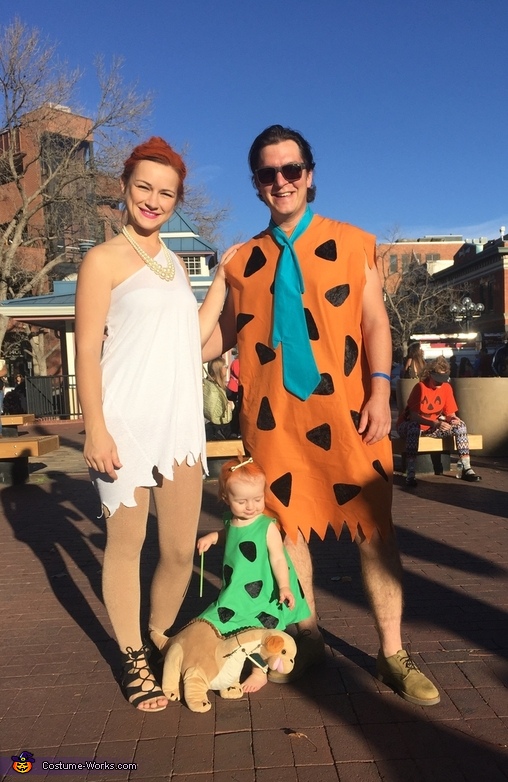 Flintstone Family Costumes | No-Sew DIY Costumes