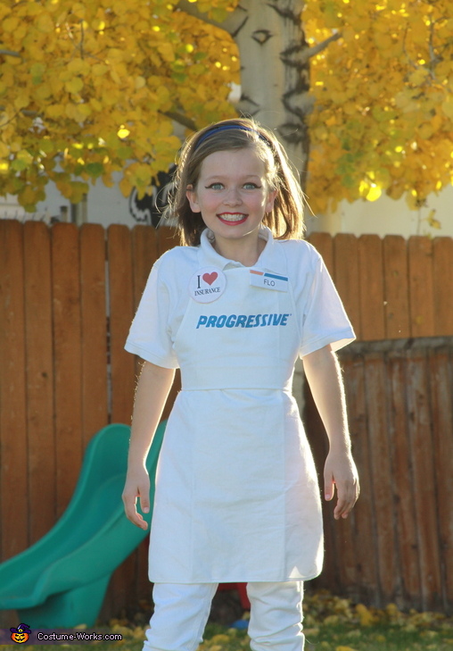 Flo from Progressive Costume