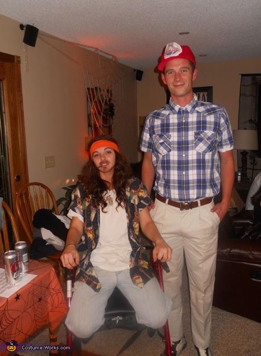 Forrest Gump and Lieutenant Dan Couple Costume | Creative DIY Costumes