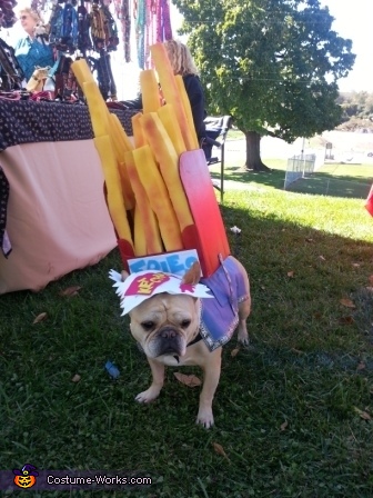 Frenchie Fries Dog Costume