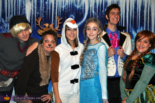 Frozen store family costumes