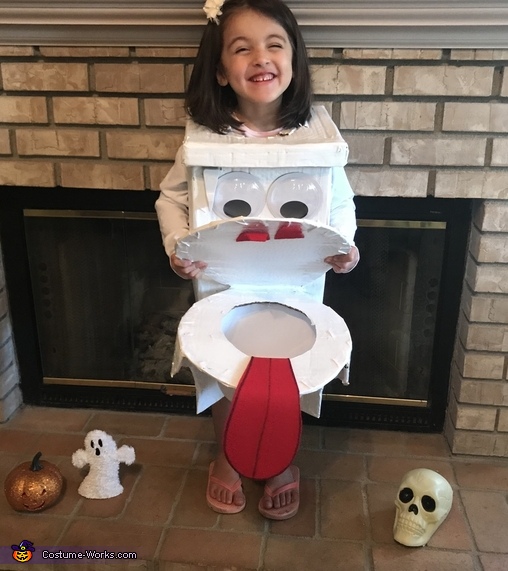 Funny Toilet Costume