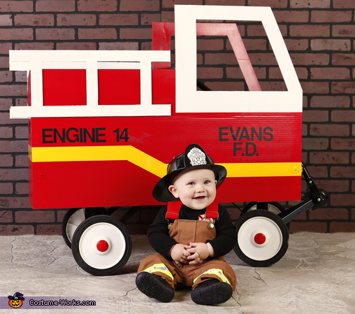 Future Fire Rescue Chief Baby Costume