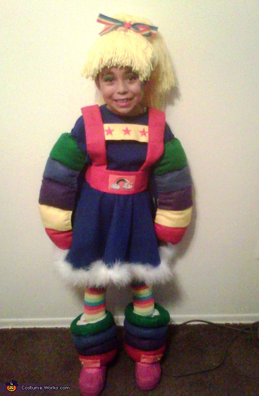 Homemade Rainbow Brite costume for girls Creative DIY Ideas