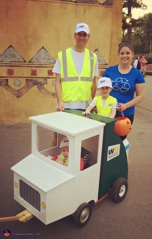 Garbage Men and Recycling Bin Costume