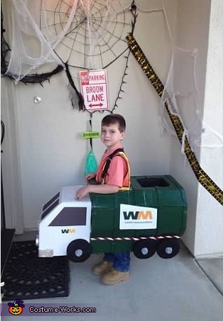 waste management garbage truck costume