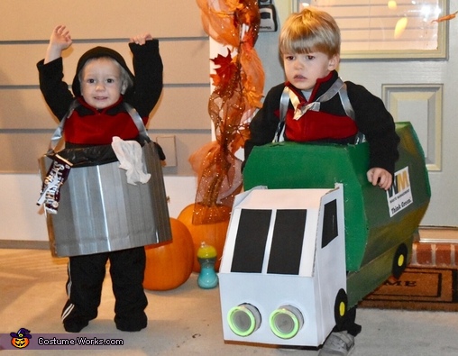Garbage Truck and Garbage Can Costume