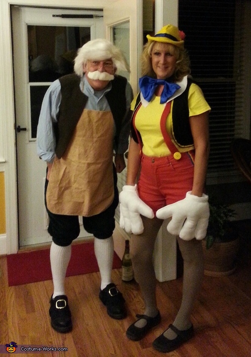 Geppetto and Pinocchio Couple Costume