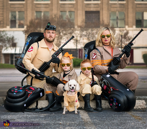 Ghostbusters Family Costume
