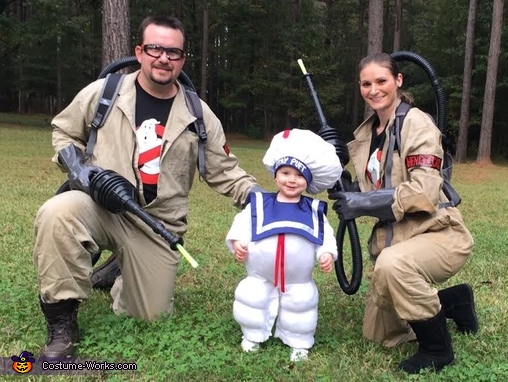 Ghostbusters and the Stay Puft Marshmallow Man Costume