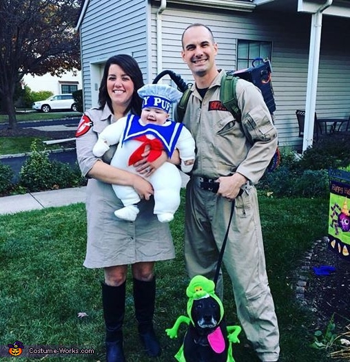 Ghostbusters Family Costume