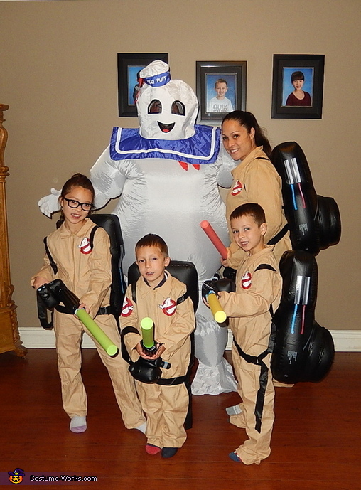 Ghostbusters Family Costume