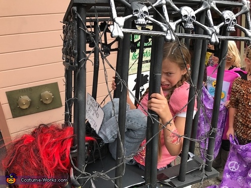 Girl Trapped In Cage By Monster Costume Diy Costumes Under 45
