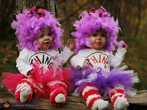 Girly Thing 1 and Thing 2 Costume