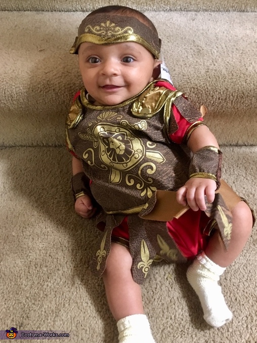 Details about   Baby Gladiator Outfit Spartan Photography Prop Gladiator Halloween Costume Baby 
