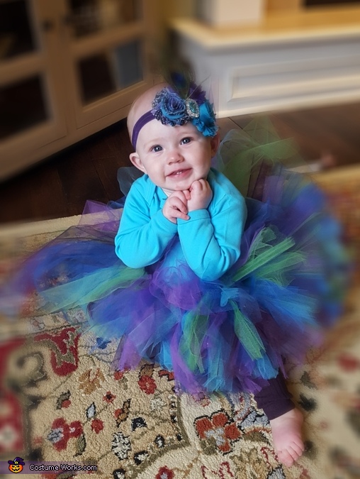 Glamorous Peacock Baby Costume | DIY Costumes Under $25