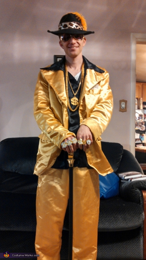 Gold Pimp Suit Costume