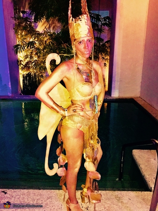 Golden Greek Goddess Theia Costume