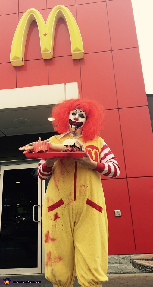 Gory Ronald McDonald Costume