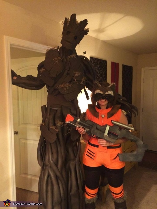 Groot and Rocket Costume