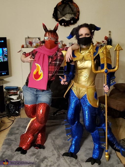 Guardian Sea Dragon & Fire Dragon Costume