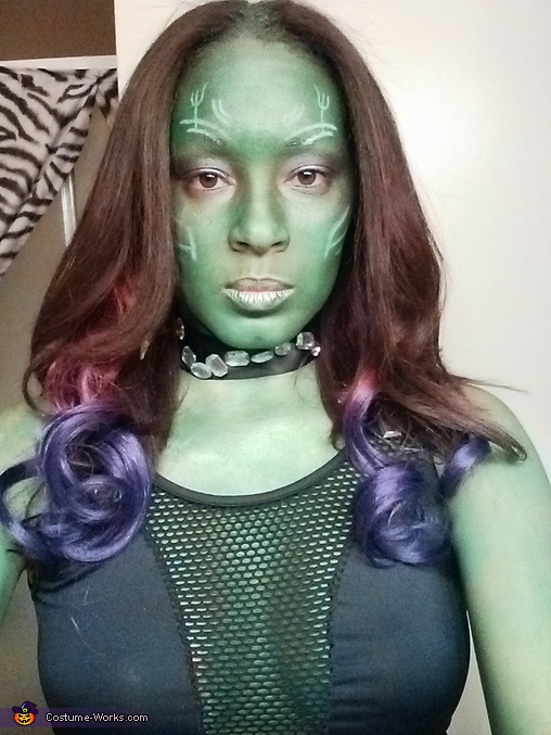 guardians of the galaxy gamora movie costume