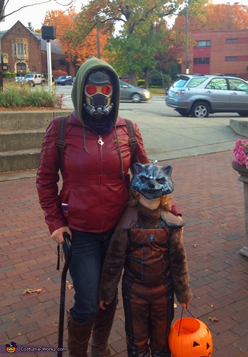 Guardians of the Galaxy Star Lord and Rocket Costume
