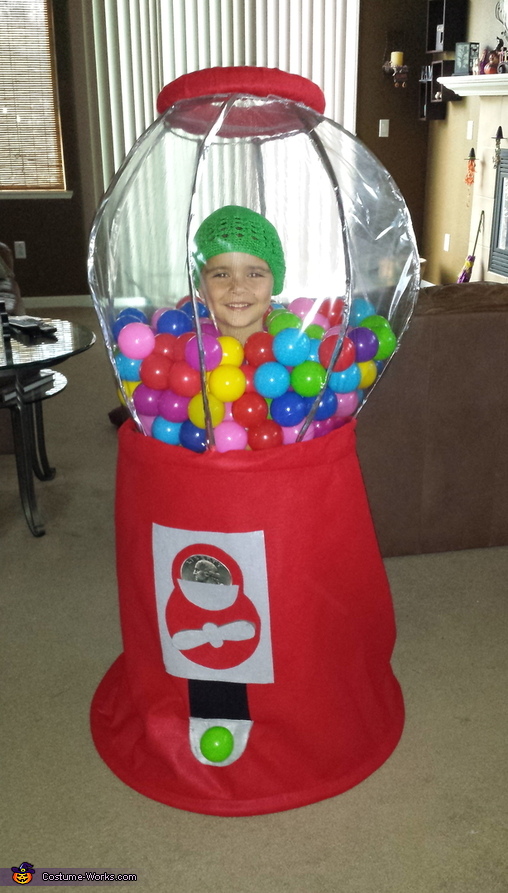 Gumball Machine Costume Idea for Kids