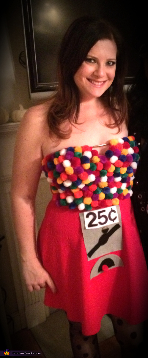 Gumball Machine Costume Idea for Women | DIY Costumes Under $65