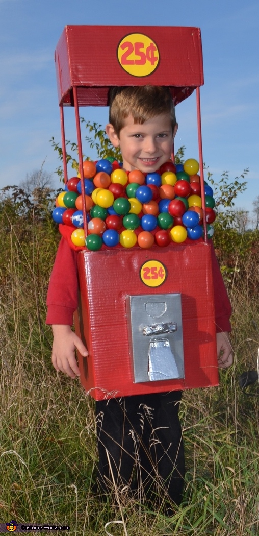 Diy Gumball Machine Costume For Kids