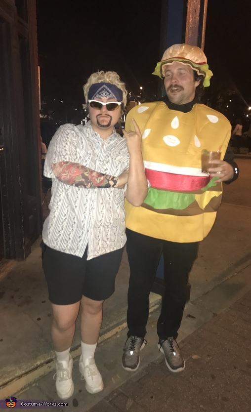Guy Fieri and Cheeseburger Costume