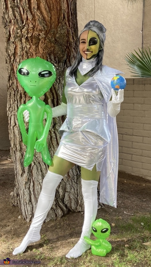Half Human Half Alien Costume