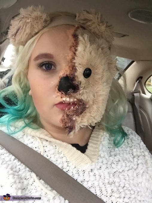 Half Teddy Bear half Human Costume